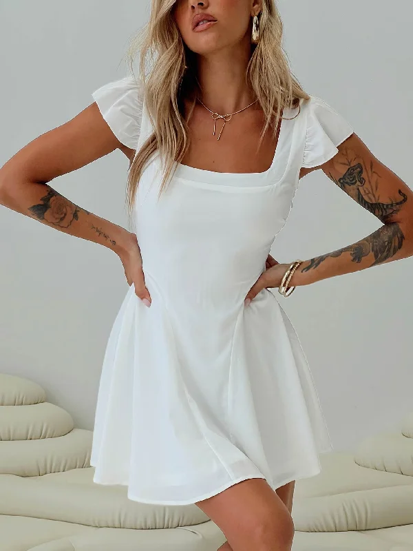 Aquaria Mini Dress White