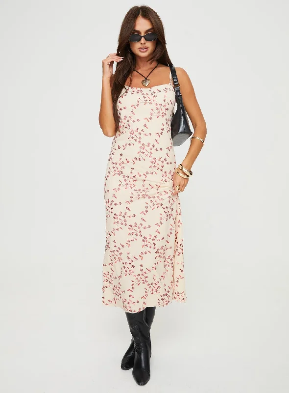 Brazen Maxi Dress Cream