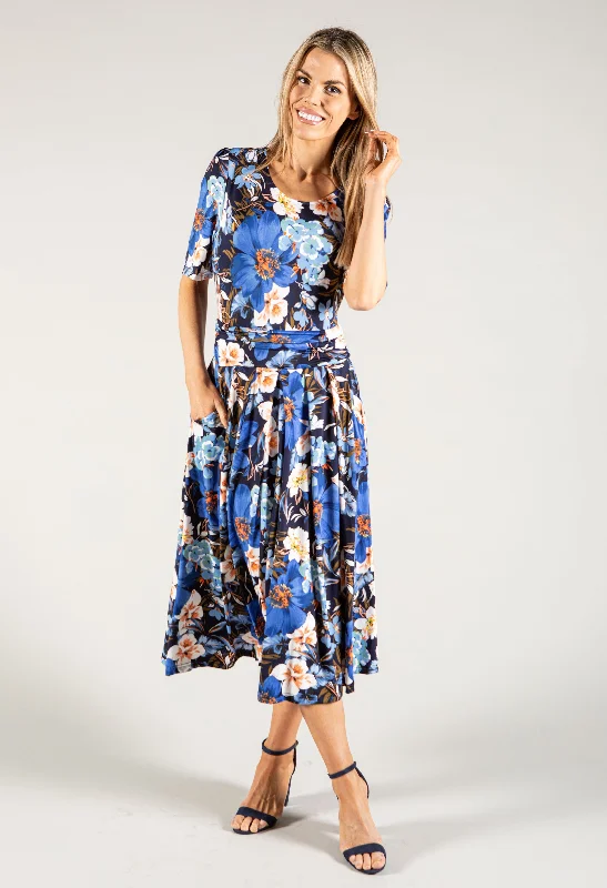 Floral Bloom Midi Dress