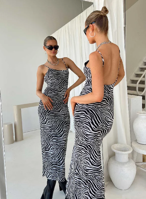 Knox Maxi Dress Zebra