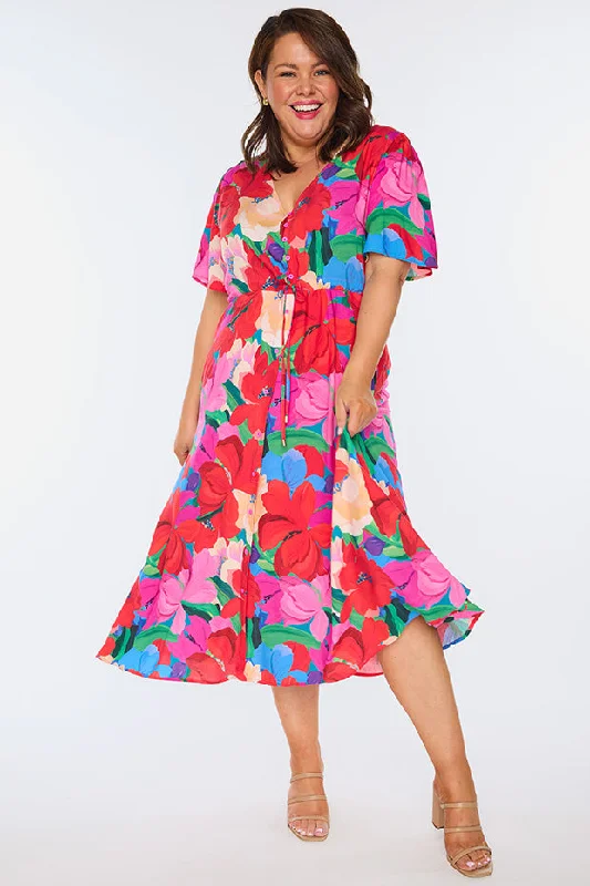 Michelle Floral Fiesta Dress