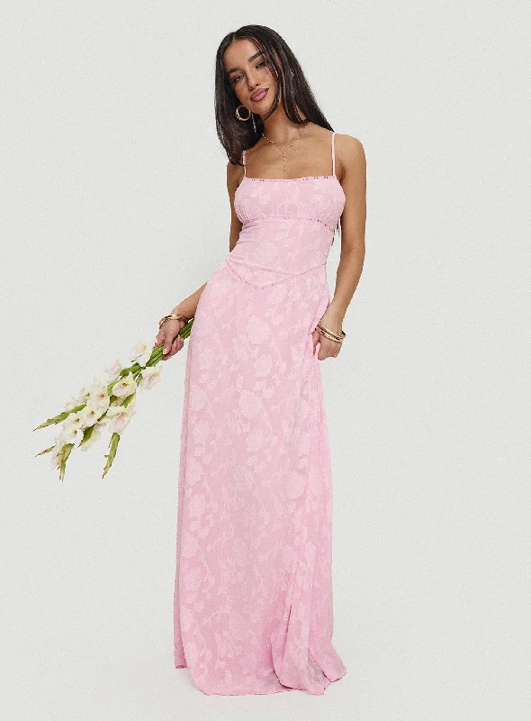 South Of France Maxi Dress Pink