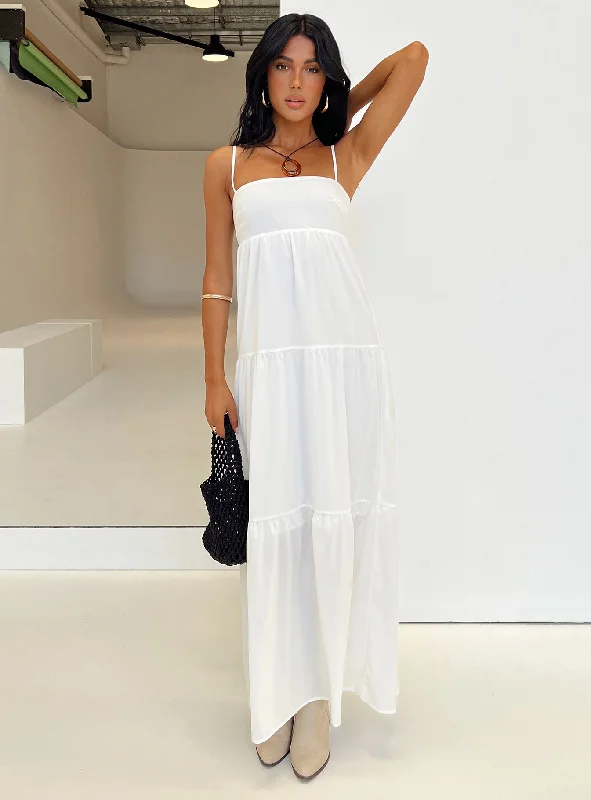 Warrego Maxi Dress White